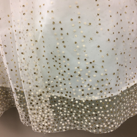 🔅Girls🔅Special Occasion Gold/White Dress - Picture 5 of 7